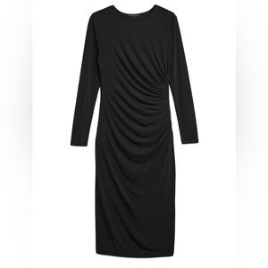 Banana Republic Jersey Knit Shirred Dress